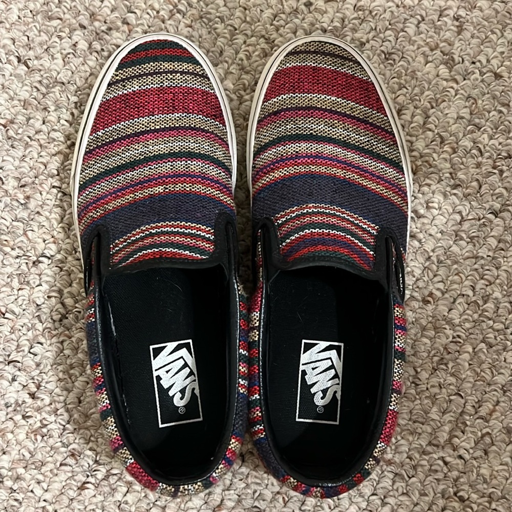 Multicolored vans